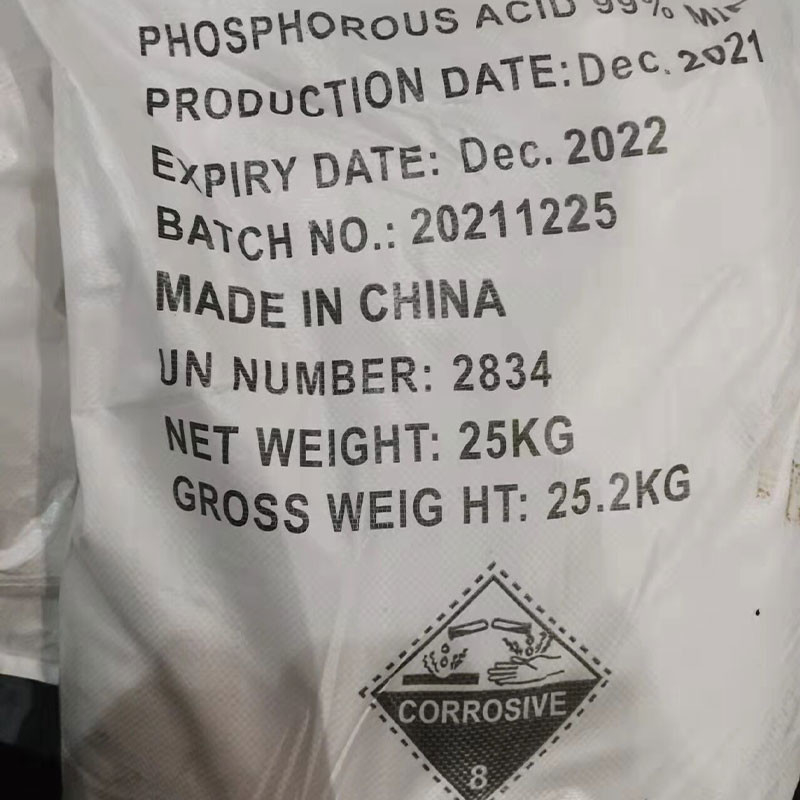Categoria industrial ácida fosforosa do alimento químico dos aditivos H3PO3 CAS 13598-36-2