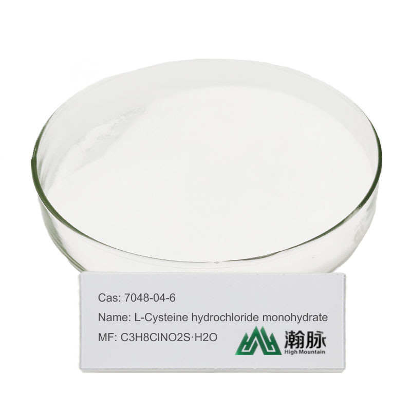 Cloridrato de L-Cisteína Monohidratado CAS 7048-04-6 C3H8ClNO2S H2O L-Cisteína Hcl