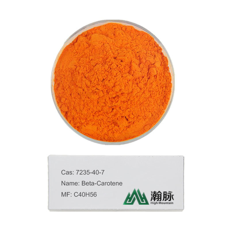 Beta-Caroteno CAS 7235-40-7 C40H56 B-Caroteno C.I. Alimentos Laranja 5 Provitamina A