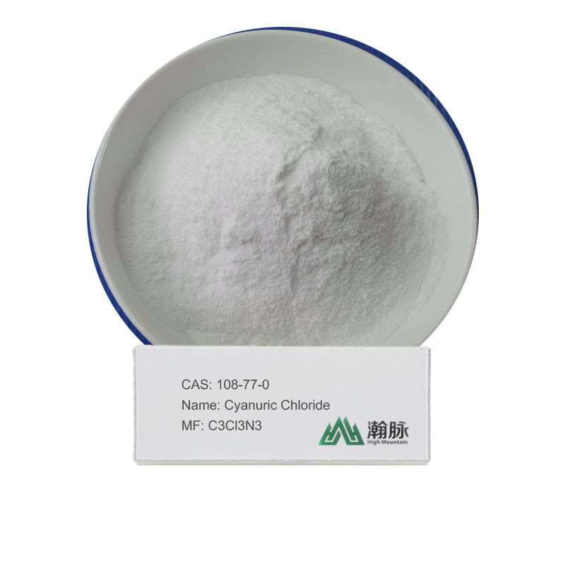 Cloreto cianúrico CAS 108-77-0 C3Cl3N3 Cloreto 3-Cloropivalico Paraquato Atrazina Gliacetonefosato