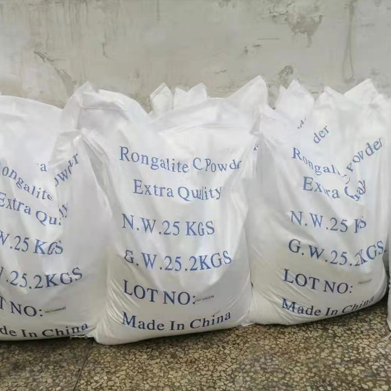 Rongalita/SFS Formaldeído Sulfoxilato de Sódio CAS 6035-47-8,149-44-0 Agente Redutor de Alta Pureza para Utilização Industrial