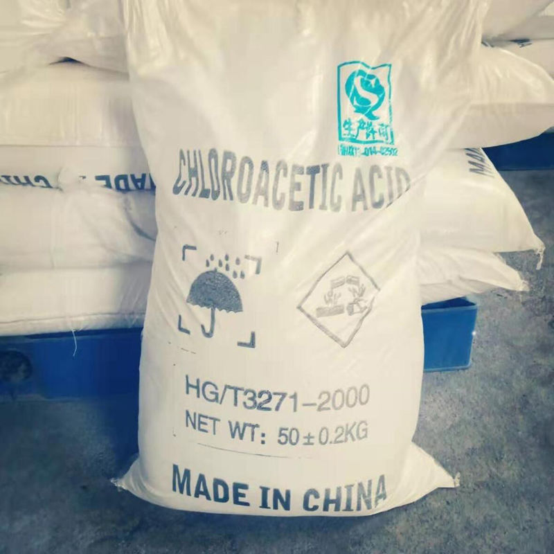 Ácido monocloroacético CAS 79-11-8 Agente carboximetilador Intermediário orgânico