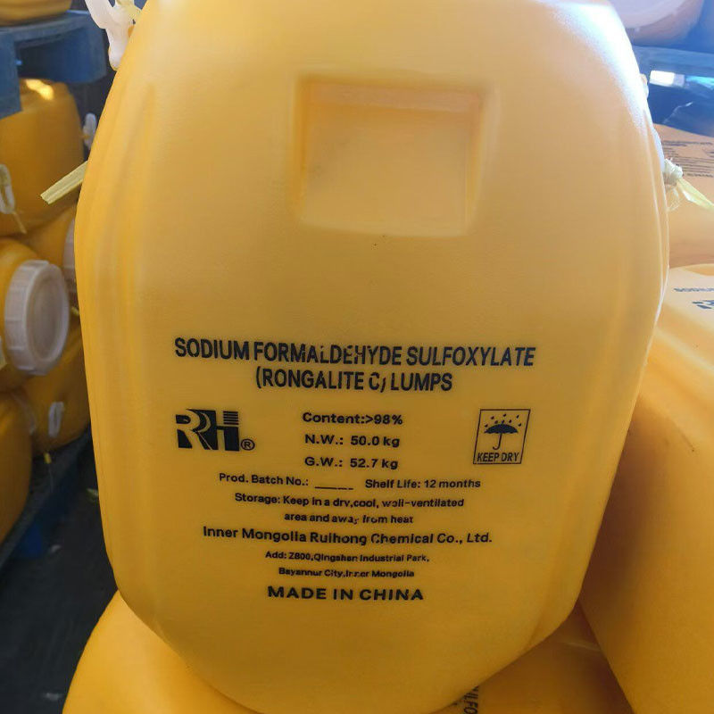 Rongalita/SFS Formaldeído Sulfoxilato de Sódio CAS 149-44-0,6035-47-8 Estabilizador não tóxico para síntese de polímeros