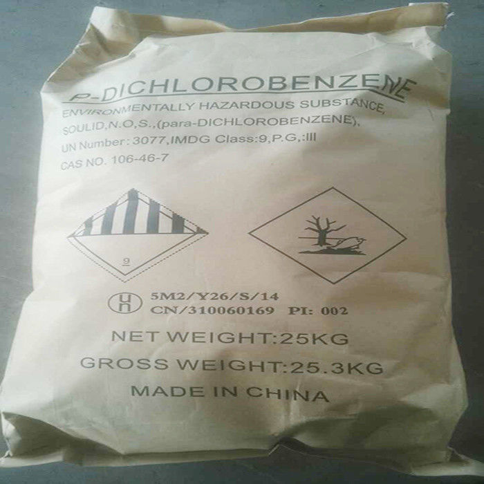 1,4-Diclorobenzeno PDCB CAS 106-46-7 Cristais de flocos brancos puros para síntese química