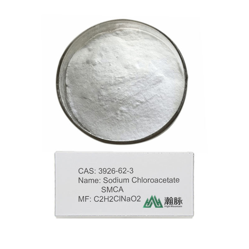 Chloroacetato de sódio em pó branco 98 Reagente químico de ensaio para a síntese de substâncias tensioativas e corantes de herbicidas