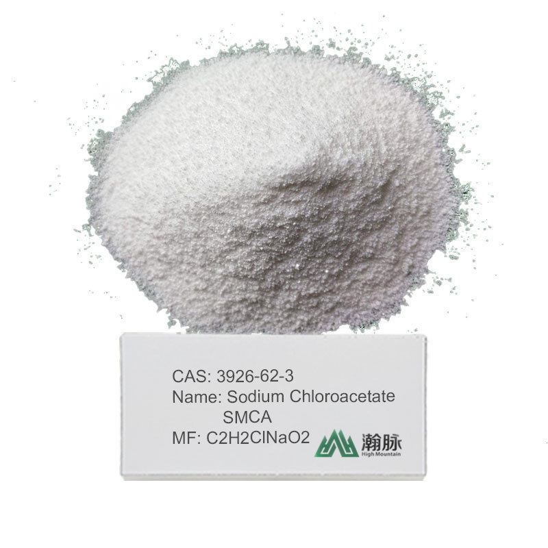 Chloroacetato de sódio 98 Pureza em pó solúvel em branco para corantes herbicidas e síntese agroquímica