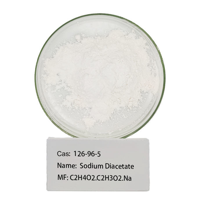 Sal do acetato do sódio do produto comestível do pó do Cas 126-96-5, sal ácido acético do sódio