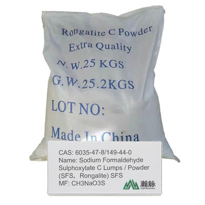 SFS Química de Aplicações Múltiplas Formaldeído Sulfoxilado de Sódio (CAS 6035-47-8) / Rongalita (149-44-0) 99% de pureza