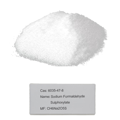 Agente industrial do descorante de Sulfoxylate CAS 6035-47-8 do formaldeído do sódio da solubilidade de 98%