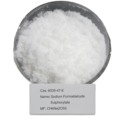 Estábulo antioxidante da pressão de Sulfoxylate CAS 6035-47-8 do formaldeído do sódio